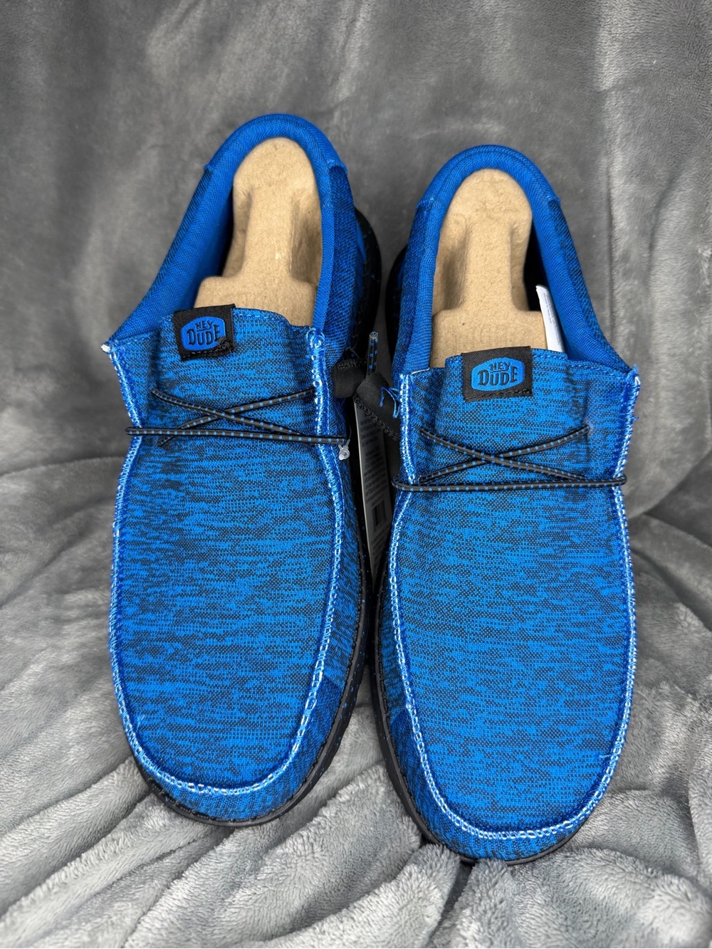 Hey Dude Men's Slip-On Loafers in Blue